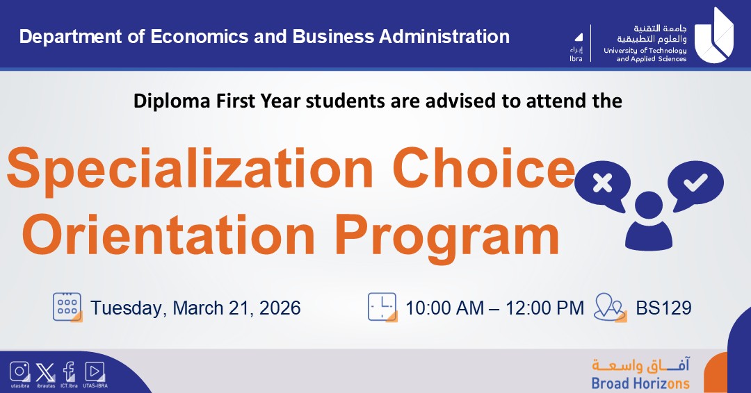 Specialization Choice Orientation Program