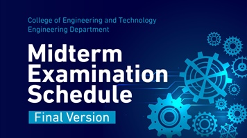 Midterm Timetable - Final Version
