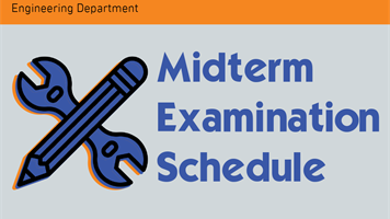 College of Engineering and Technology - Midterm Examination Schedule