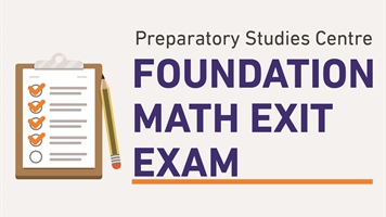 FOUNDATION MATH EXIT EXAM