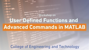 Advanced Commands in MATLAB