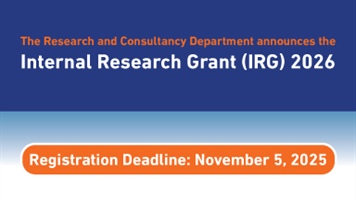 Internal Research Grant (IRG) 2026
