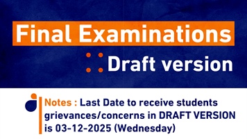 Final Examinations - Draft version