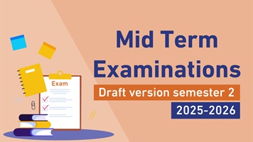 Mid Term Examinations   Draft version semester 2   2025-2026