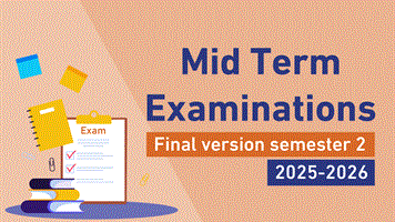 Mid Term Examinations   final version semester 2   2025-2026