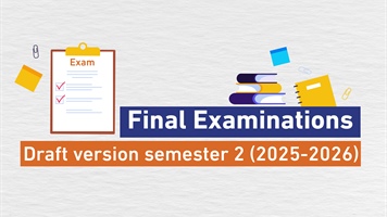 Final Examinations  Draft version semester 2 (2025-2026)