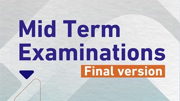 Mid Term Examinations  Final version