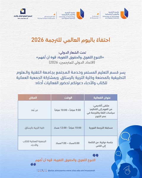 فعاليات يوم الترجمة 2026