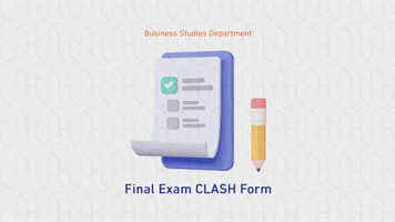 Business Studies Department  Final Exam CLASH QR Code Semester - II (AY 2023-24)