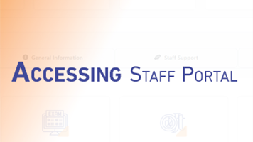 Accessing staff portal