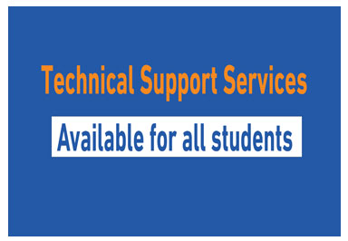 Helpdesk and Technical Support Services Available for all Students