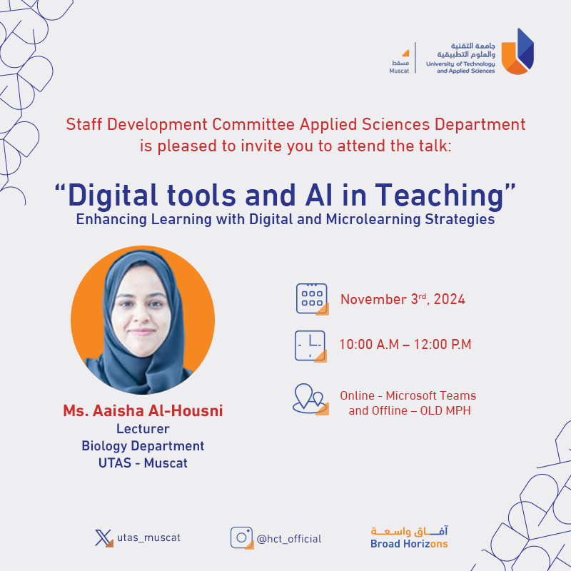 Digital tools and AI in Teaching