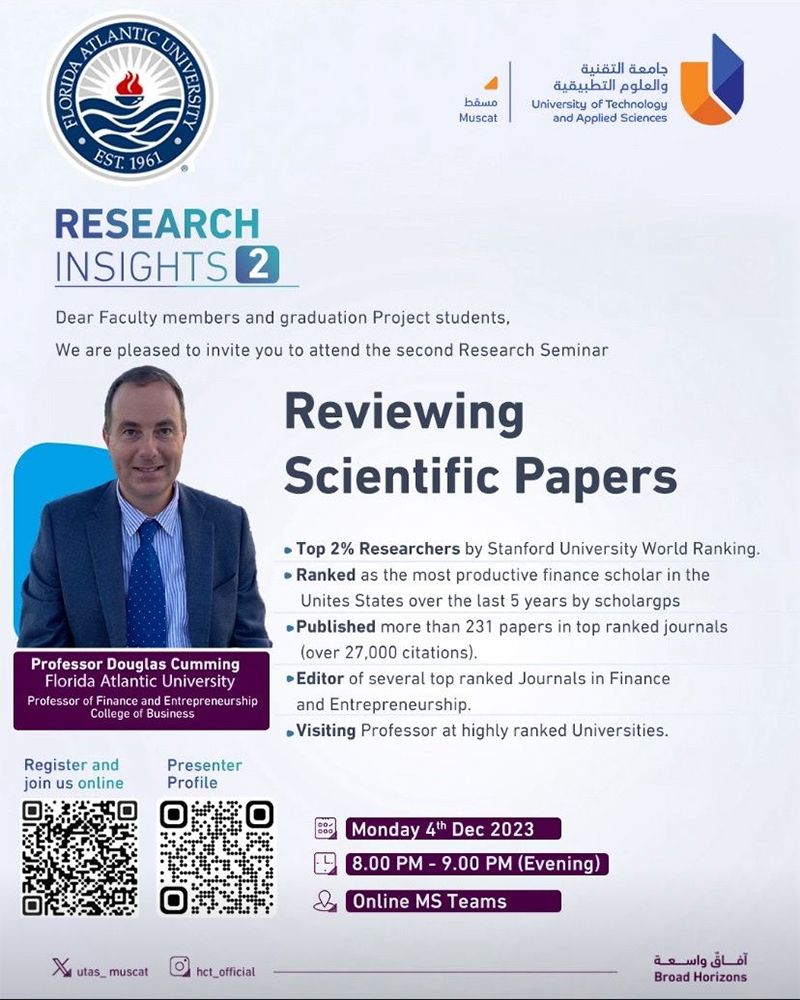 Postgraduate Studies, Research and Innovation Deanship- Muscat is ...