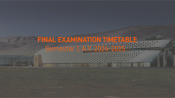 Final Examination Timetable