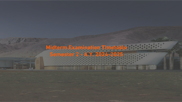 Midterm Examination Timetable