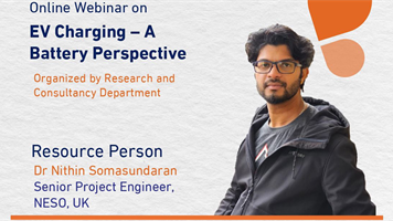 Online Seminar on “EV Charging – A Battery Perspective