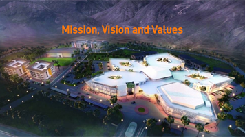 الرسالة والرؤية والقيم