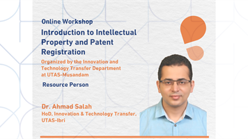 Introduction to Intellectual Property and Patent Registration Workshop