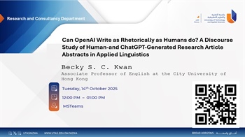 Can OpenAI Write as Rhetorixally as Humans do ? A Discourse Study of Human-and ChatGPT Research Article Abstracts in Applied Linguistics
