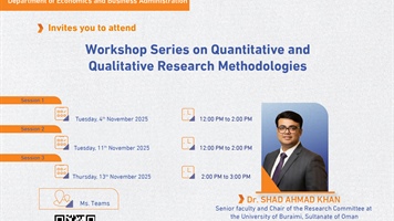 Workshop Series on Quantitative and Qualitative Research Methodologies