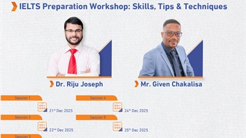 IELTS Preparation Workshop: Skills, Tips & Techniques