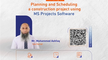 Planning and Scheduling a construction project using MS Projects Software