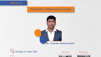 Webinar on Nanofluids: A Mathematical Insight