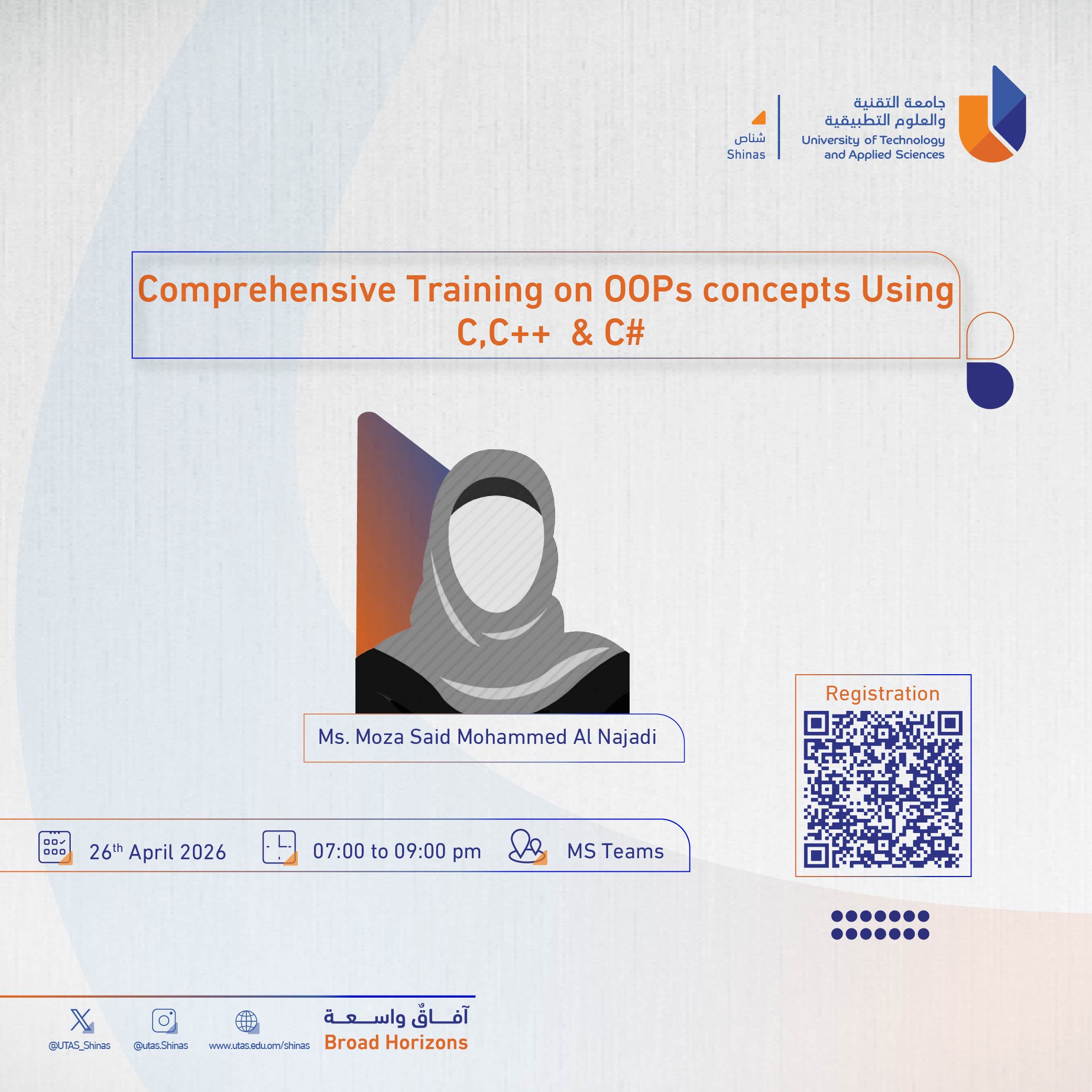Comprehensive Training on OOPs concepts Using C,C++ & C#