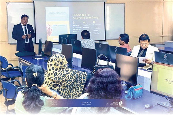 Workshop titled: Artificial Intelligence in Education