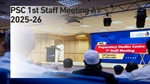 Report on Staff 1st meeting 25 Sep 2025