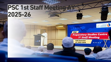 Report on Staff 1st meeting 25 Sep 2025