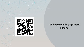 1st Research Engagement Forum